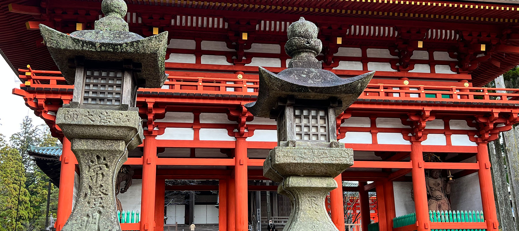 Close up of wooden stupas at Mt. Kōya