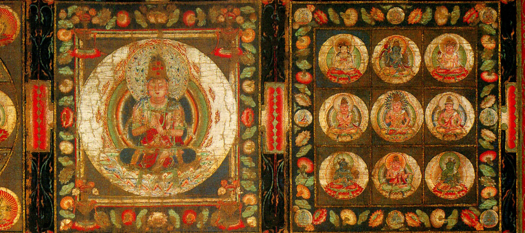 a section of the Kongokai mandala